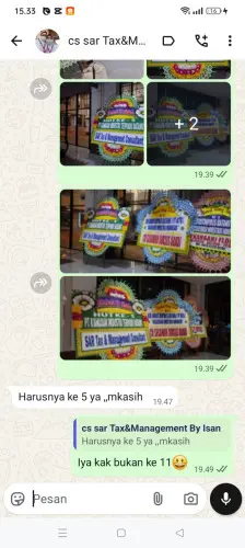 Testimonial Papan Bunga sukadami